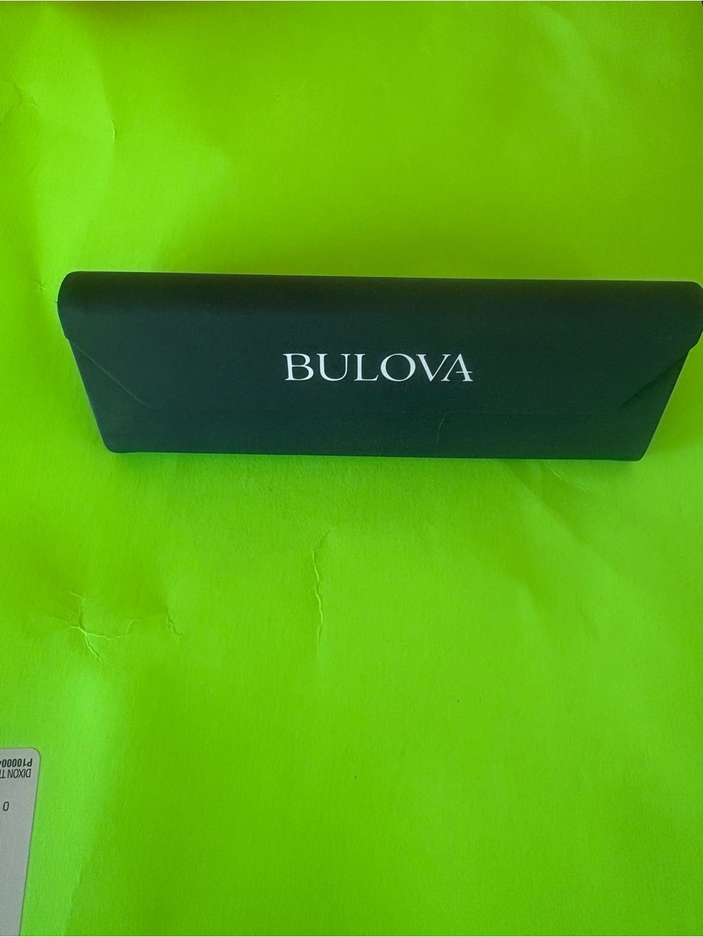 Bulova glasses case.